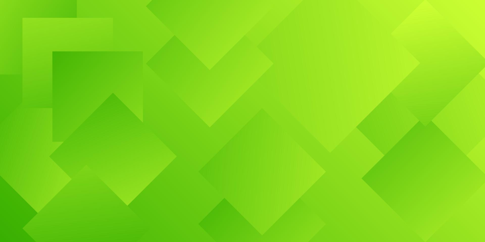 Abstract Green Geometric Banner Background vector