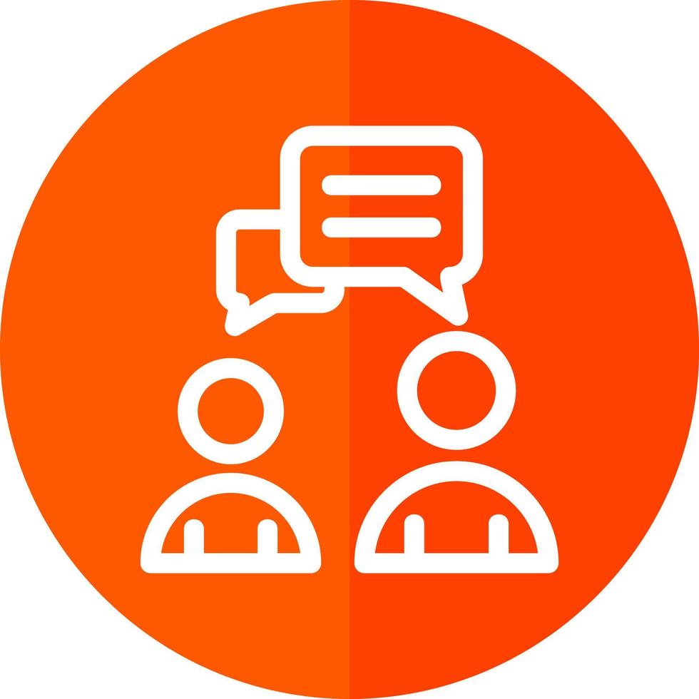 Conversation Vector Icon Design