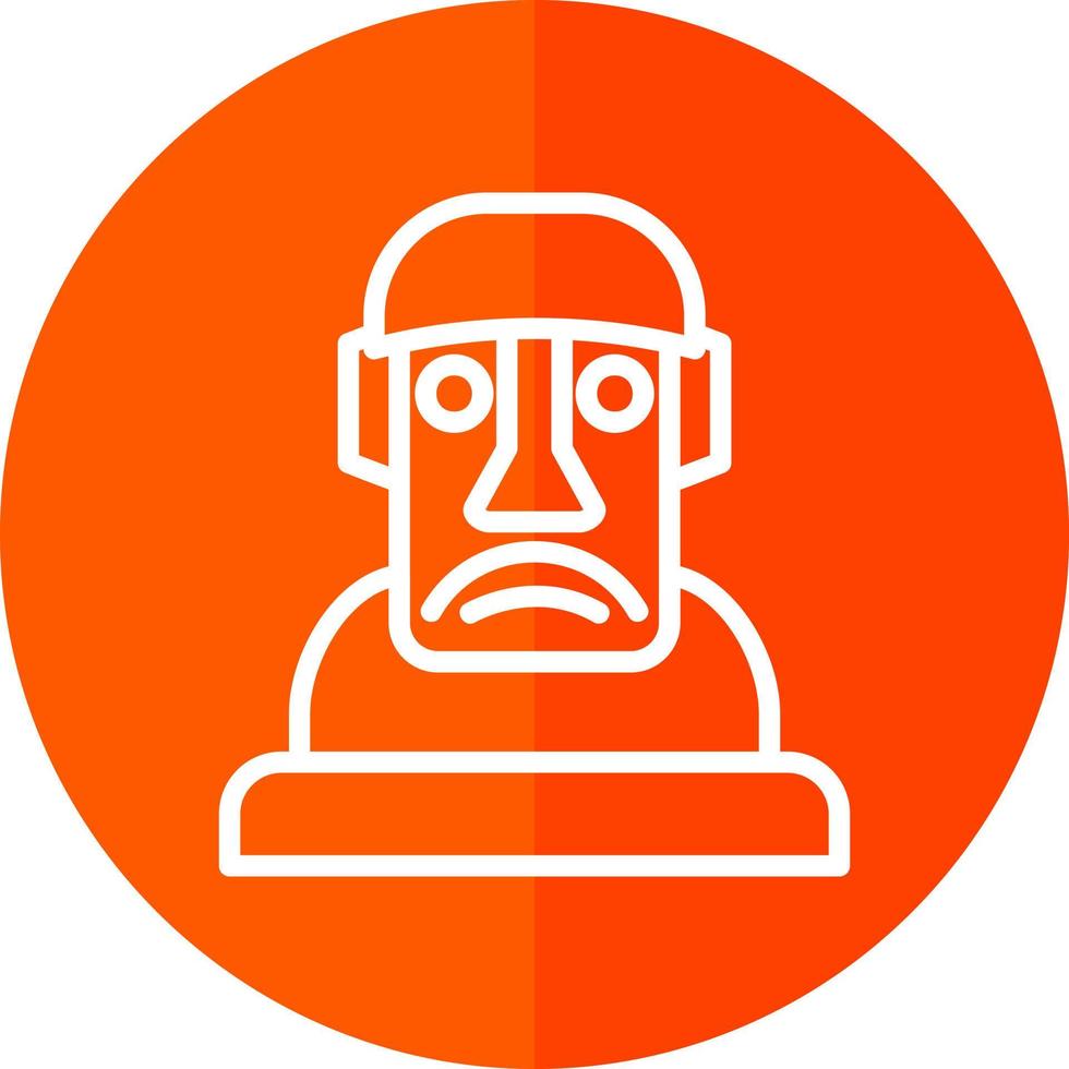 Moai Vector Icon Design