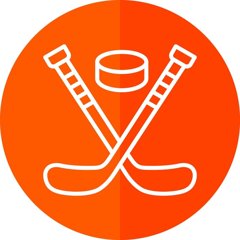 Ice Hockey Vector Icon Design