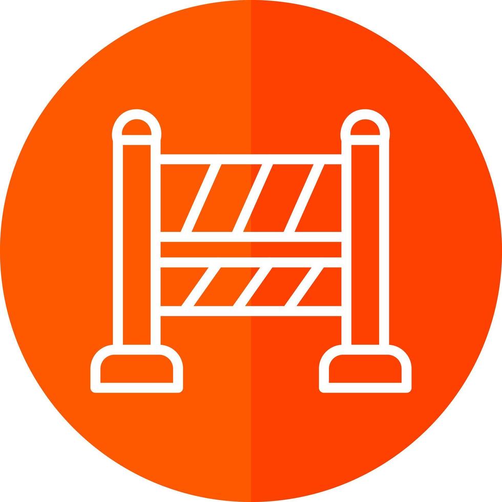 Road Block Vector Icon Design
