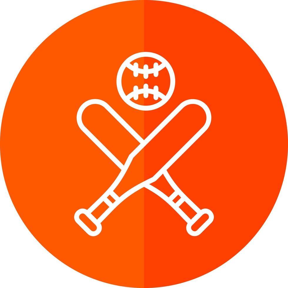 diseño de icono de vector de béisbol