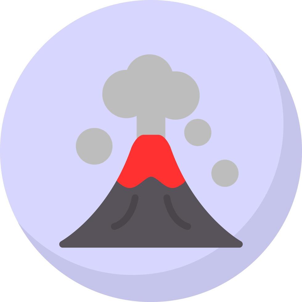 diseño de icono de vector de volcán