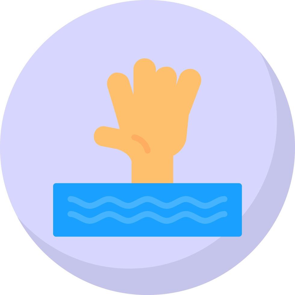 Drown Vector Icon Design