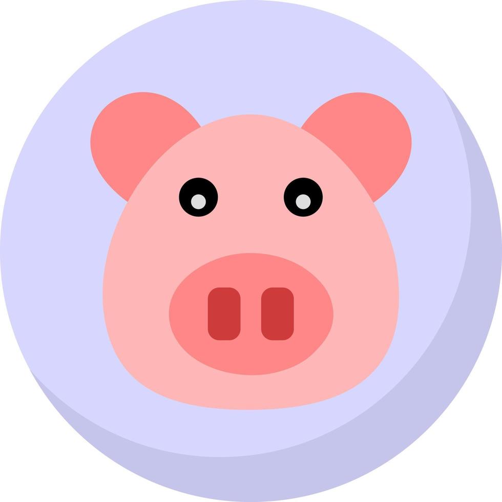 Pig Vector Icon Design