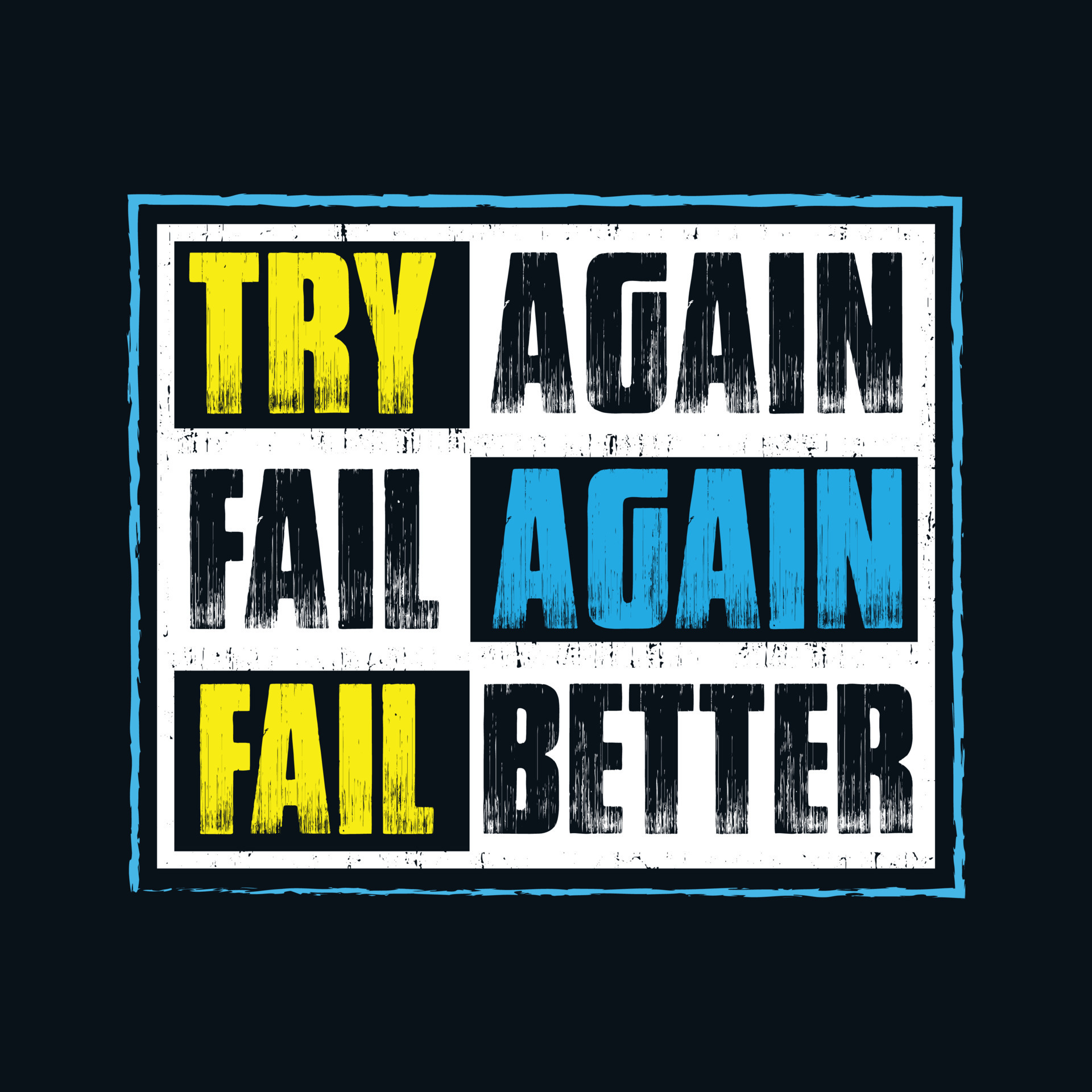 This typography tshirt design template features the inspiring quote