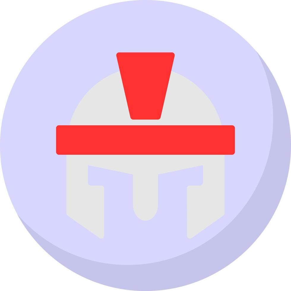 Roman Helmet Vector Icon Design