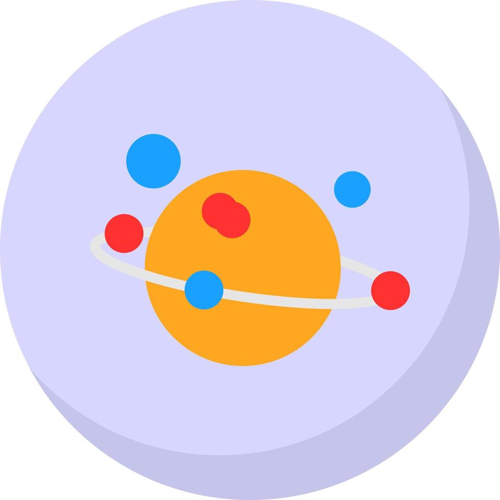 Solar System Vector Icon Design