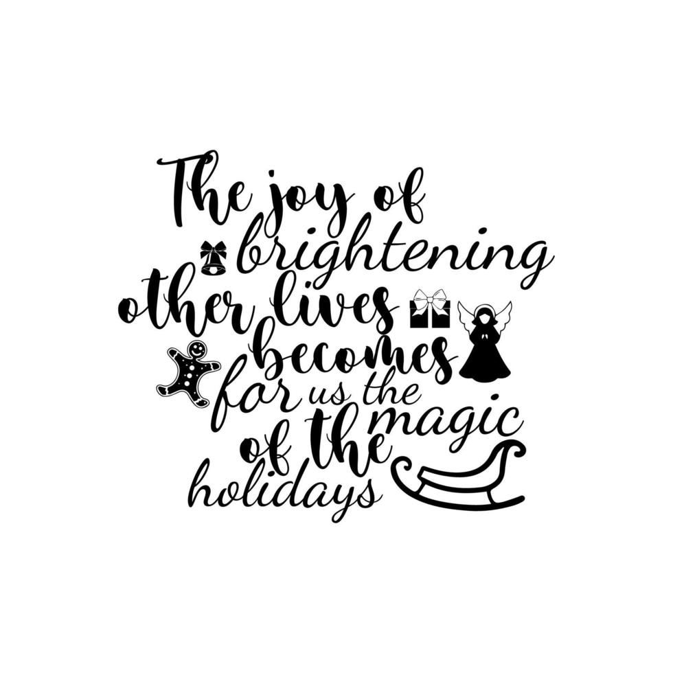 Christmas T-shirt design vector