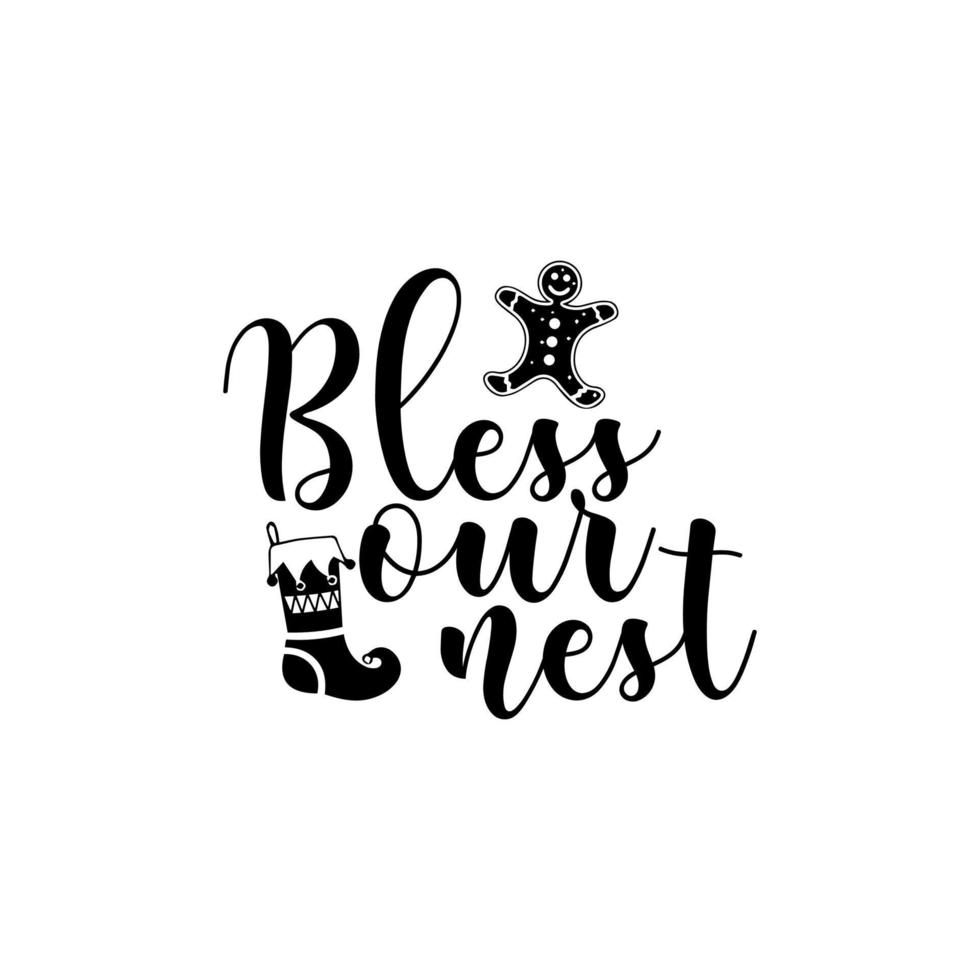 Bless Out nest T-shirt vector