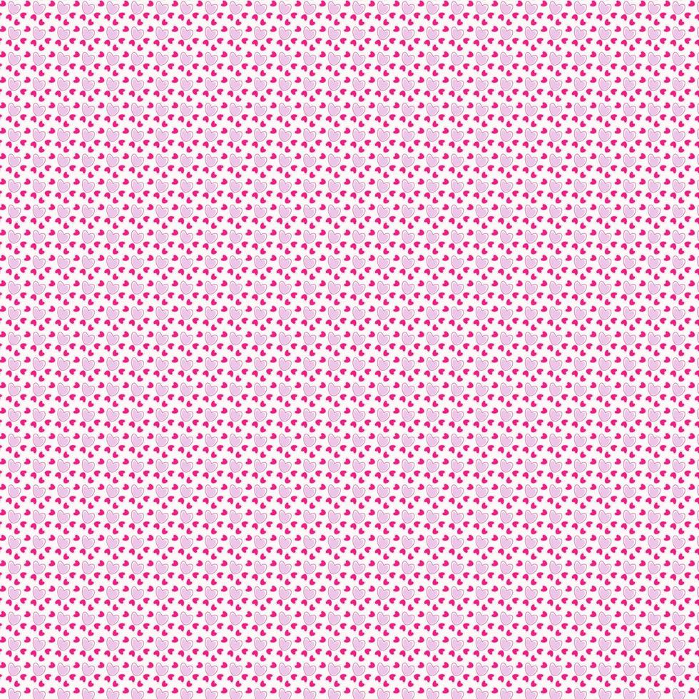 Hearts pattern design background vector