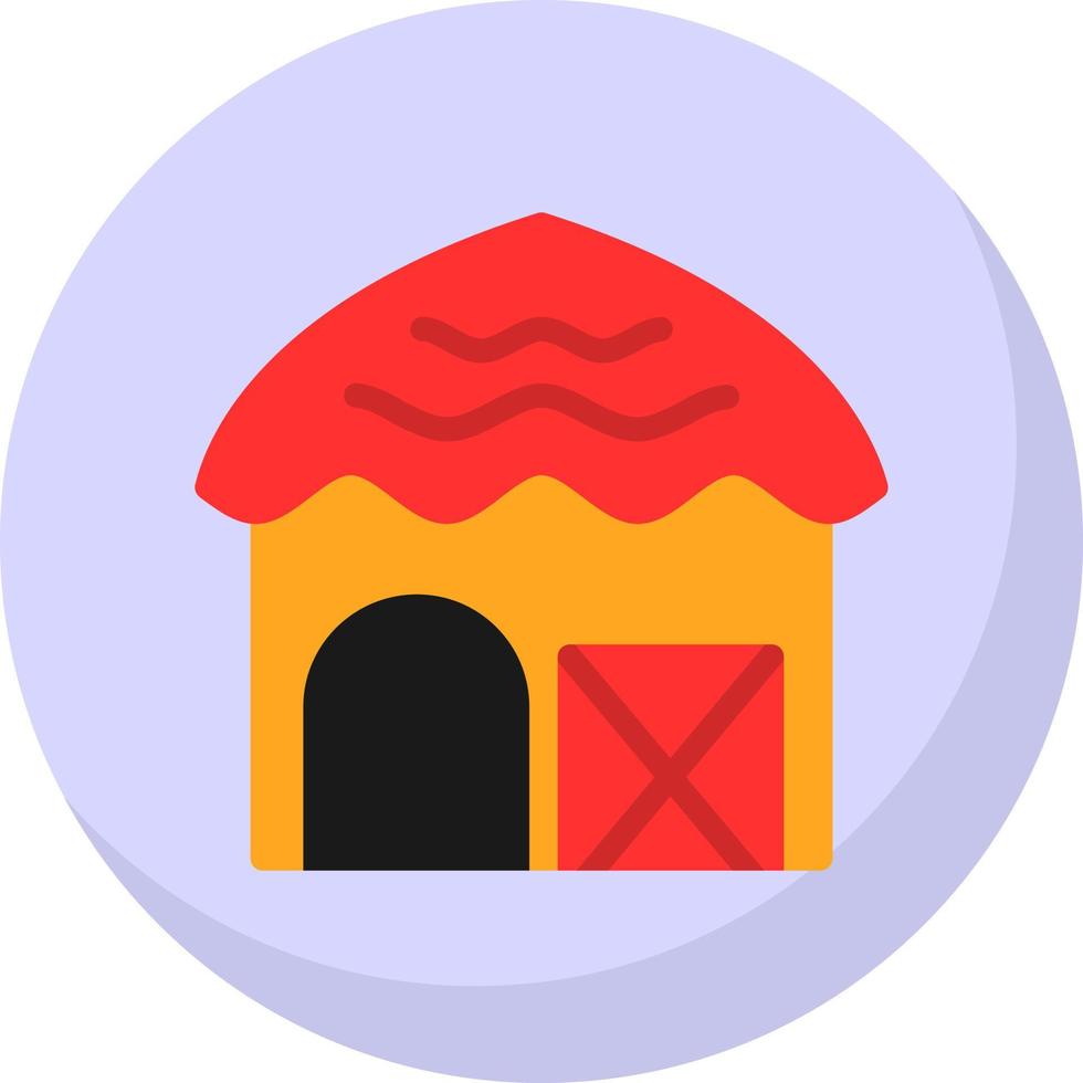 Hut Vector Icon Design