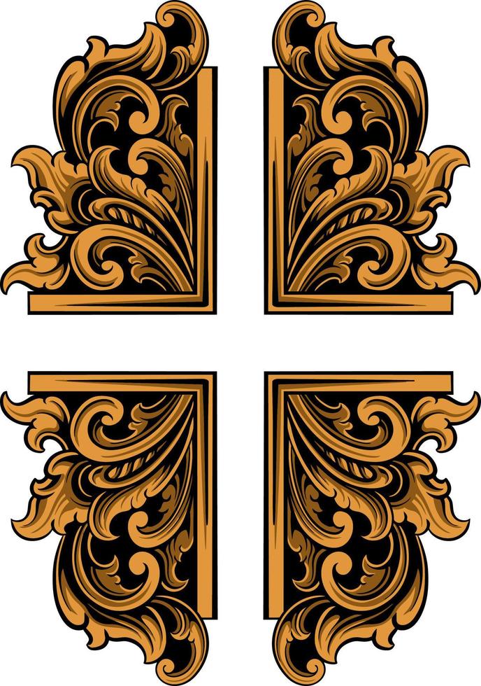 Vector ornament pattern design