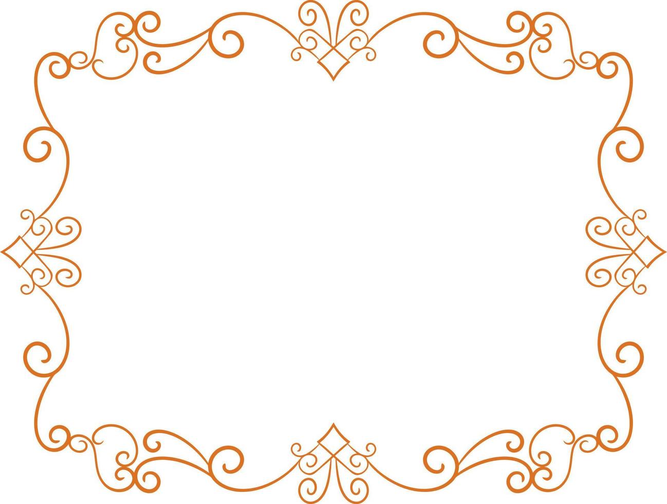 carved classic style vector wedding ornament