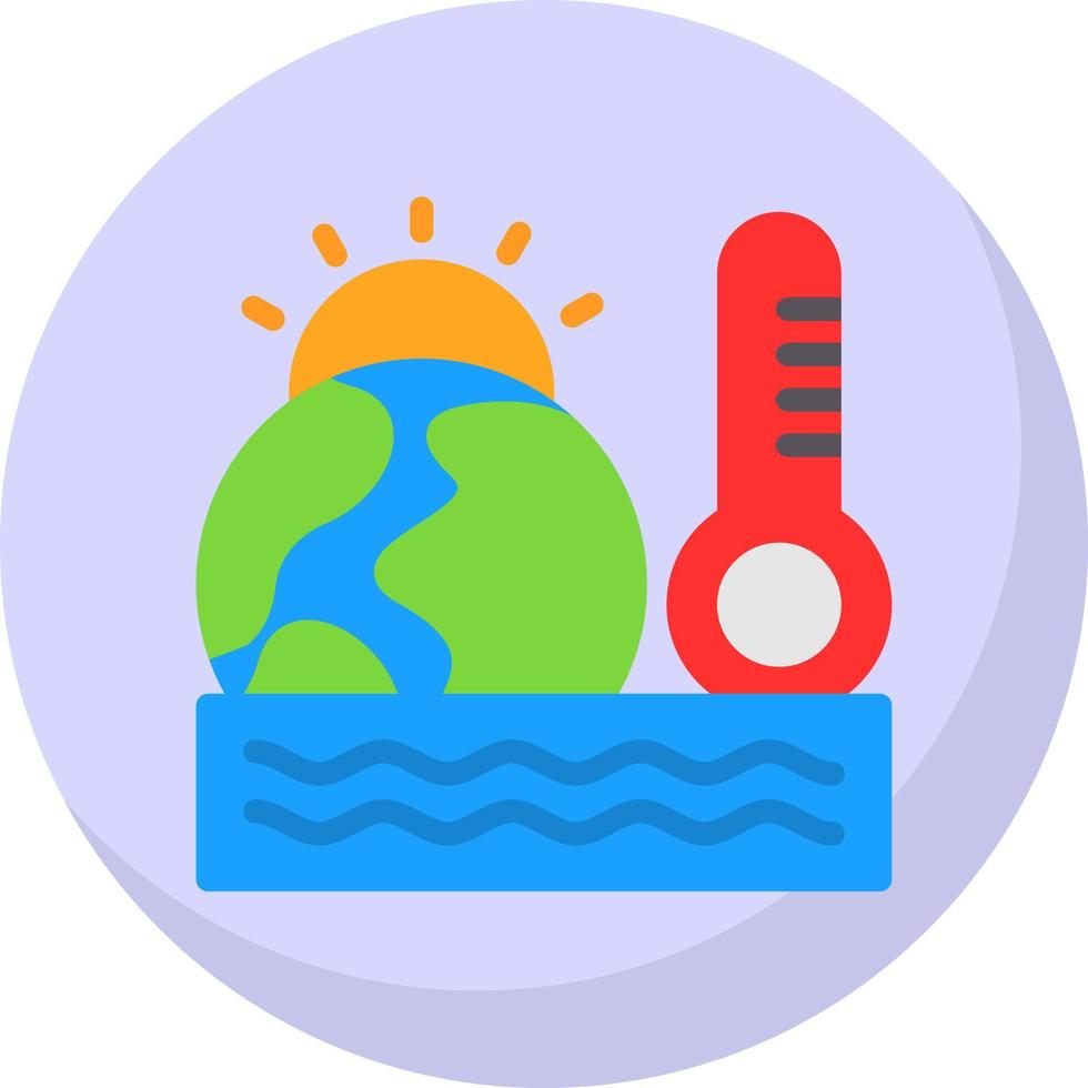 Global Warming Vector Icon Design