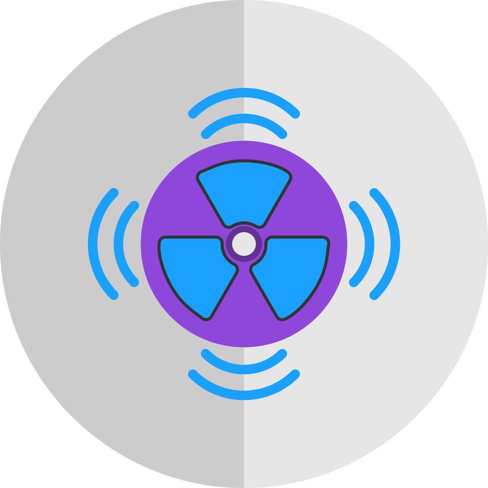 Gamma Ray Vector Icon Design