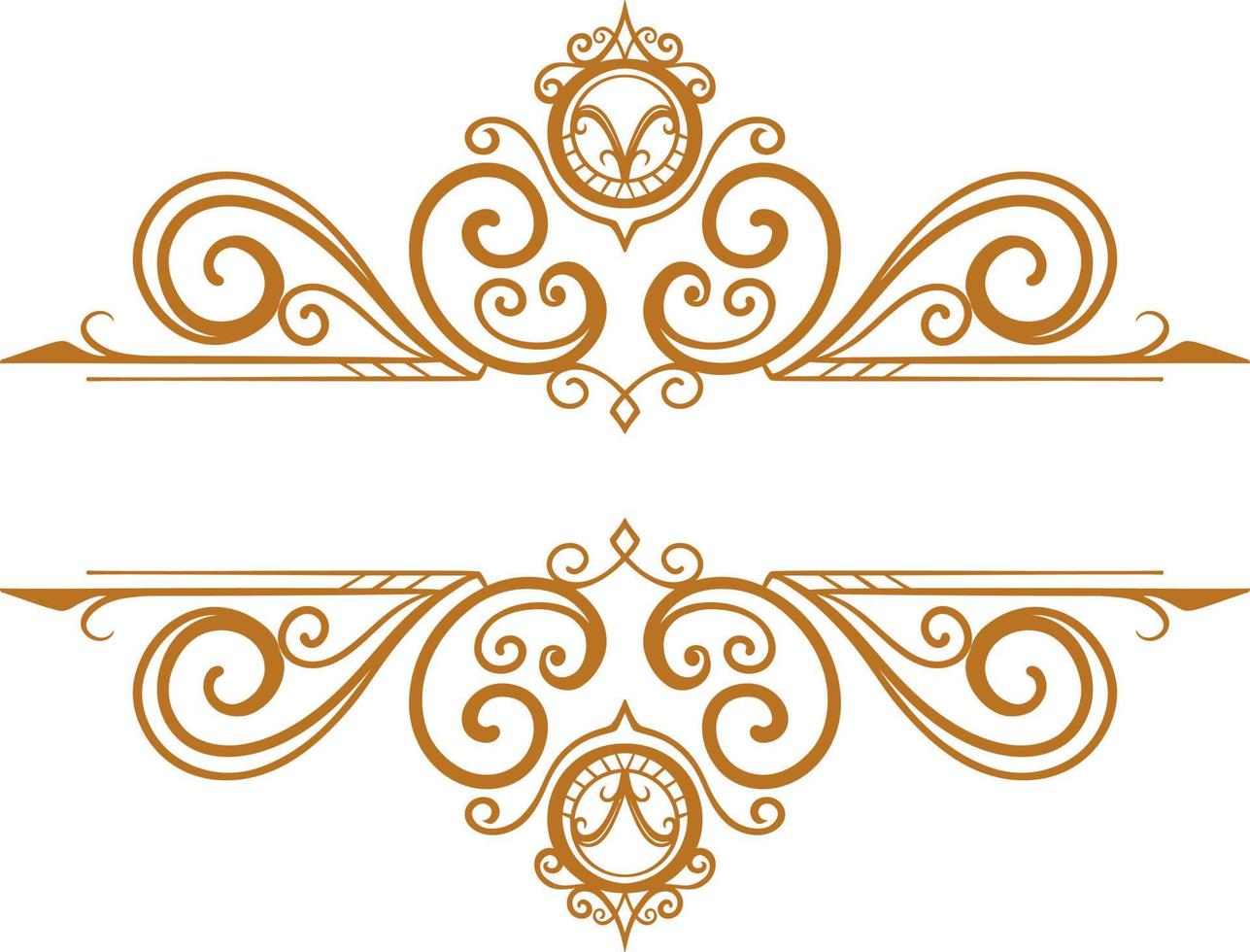Vector hand drawn wedding ornaments