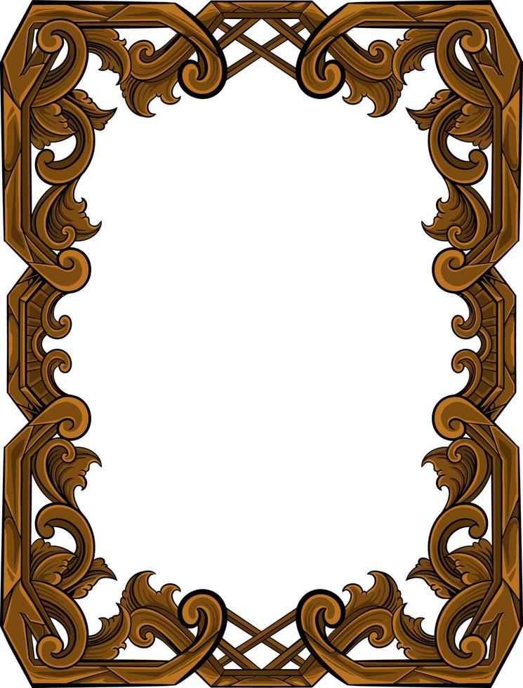 luxury ornamental classic vector engraved frame