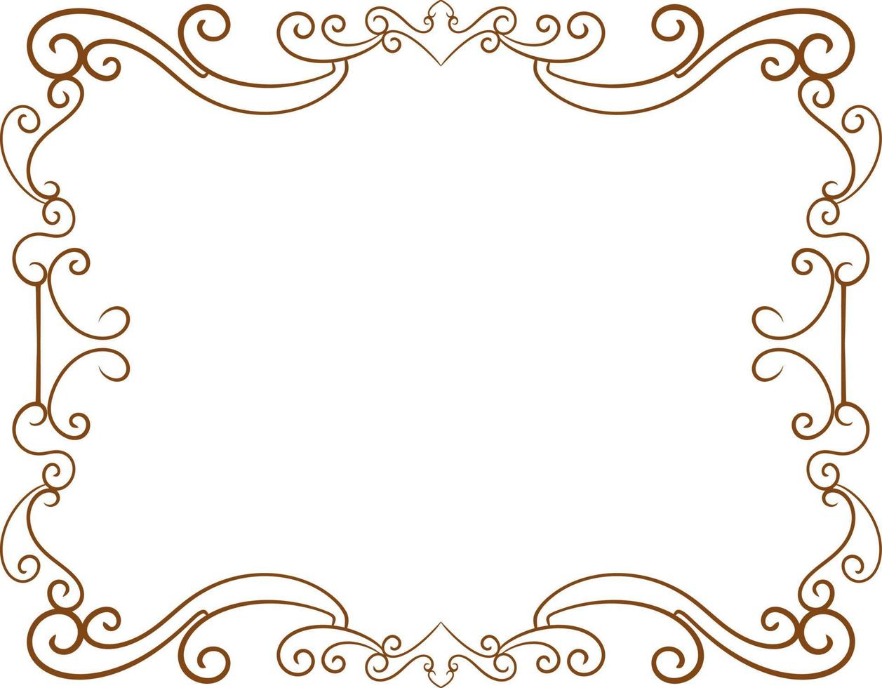 Vector classic ornamental decorative frames