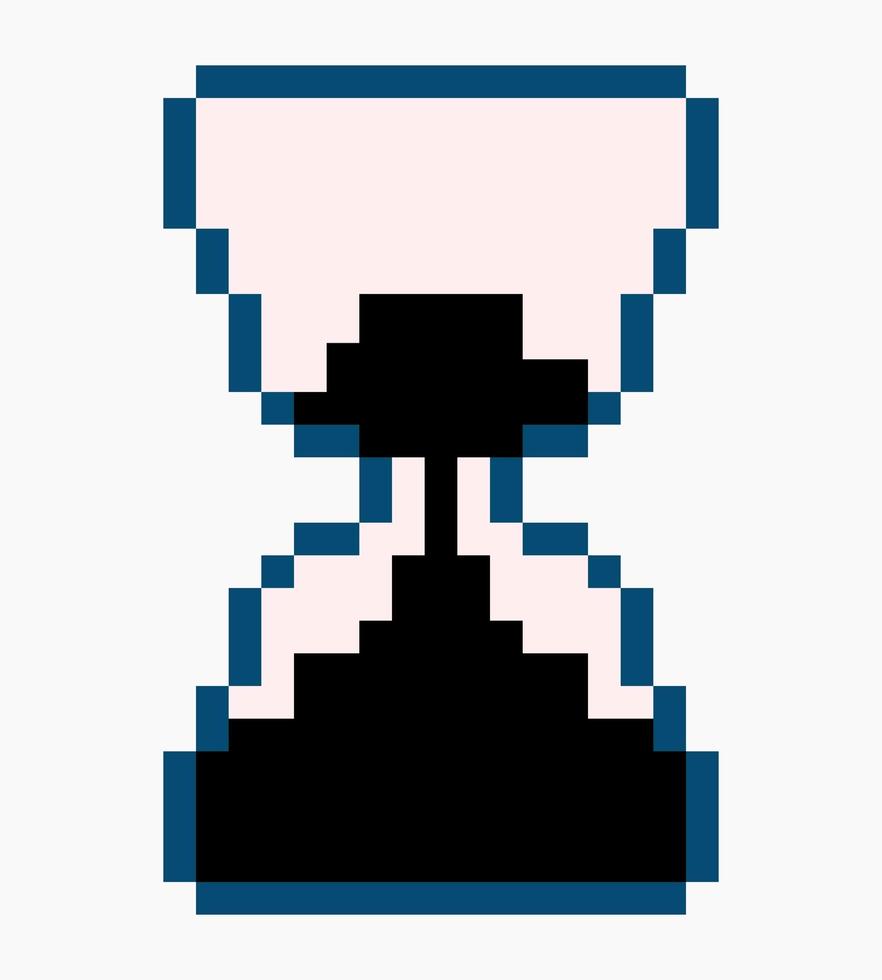 Time capsule pixel art vector