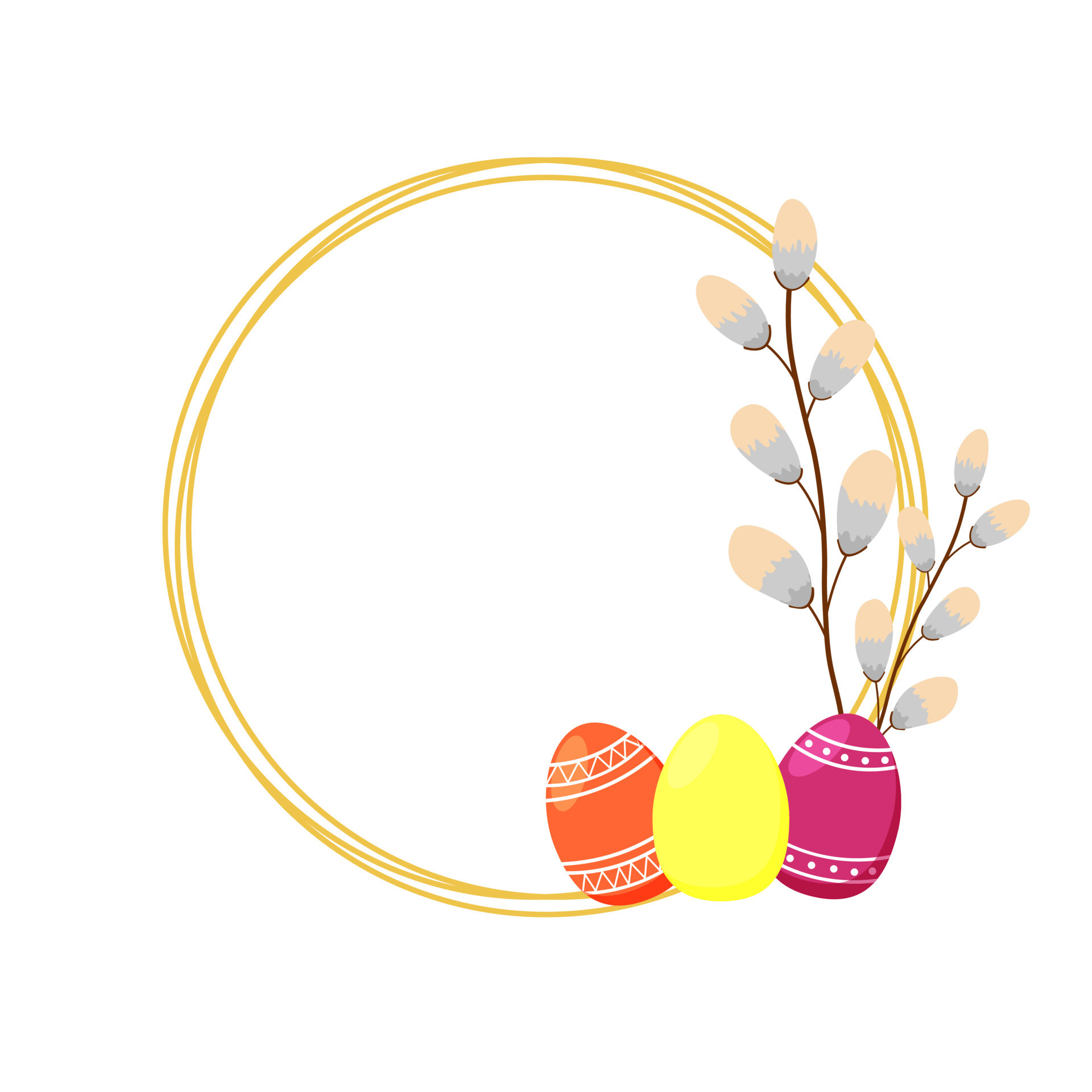 Pascua de Resurrección vistoso dibujos animados estilo tarjeta, marco con sitio para texto. circulo forma, marco con Pascua de Resurrección huevos y coño sauce 20547149 Vector en Vecteezy Pascua de Resurrección vistoso dibujos animados estilo tarjeta, marco con sitio para texto. circulo forma, marco con Pascua de Resurrección huevos y coño sauce 20547149 Vector en Vecteezy