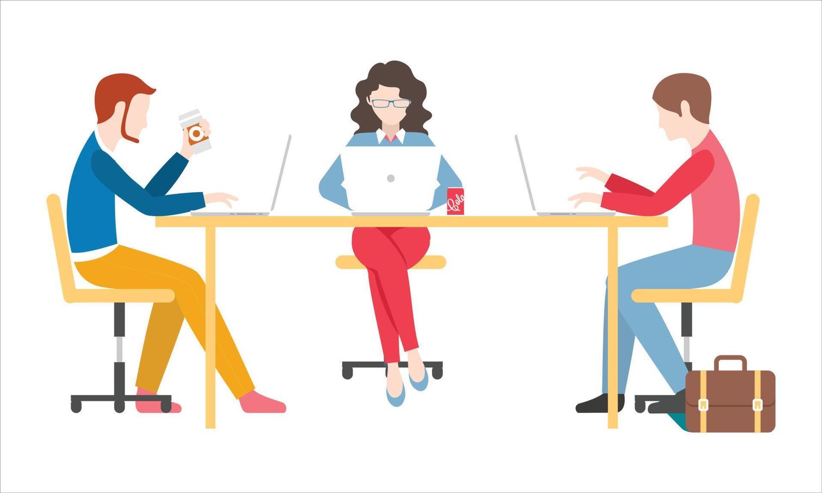 business meeting vector pro illustration