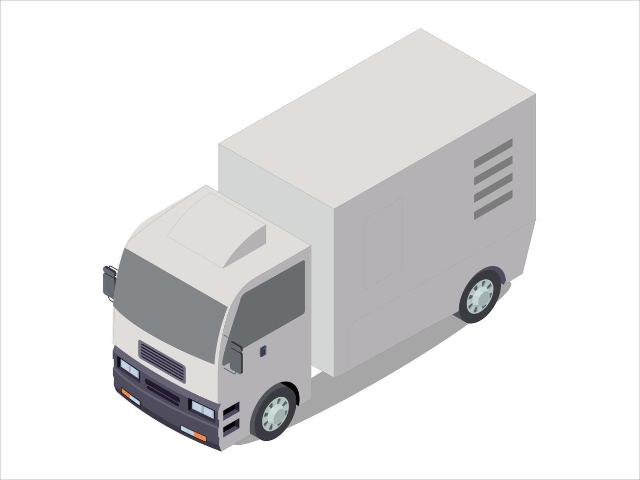 vector gratis entrega camioneta Servicio