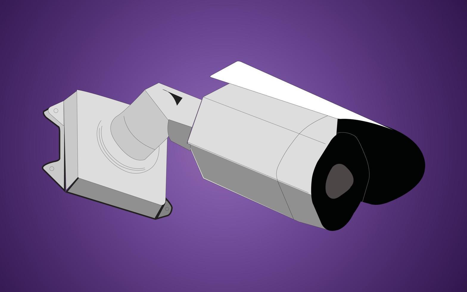 security camera free vector design illustration