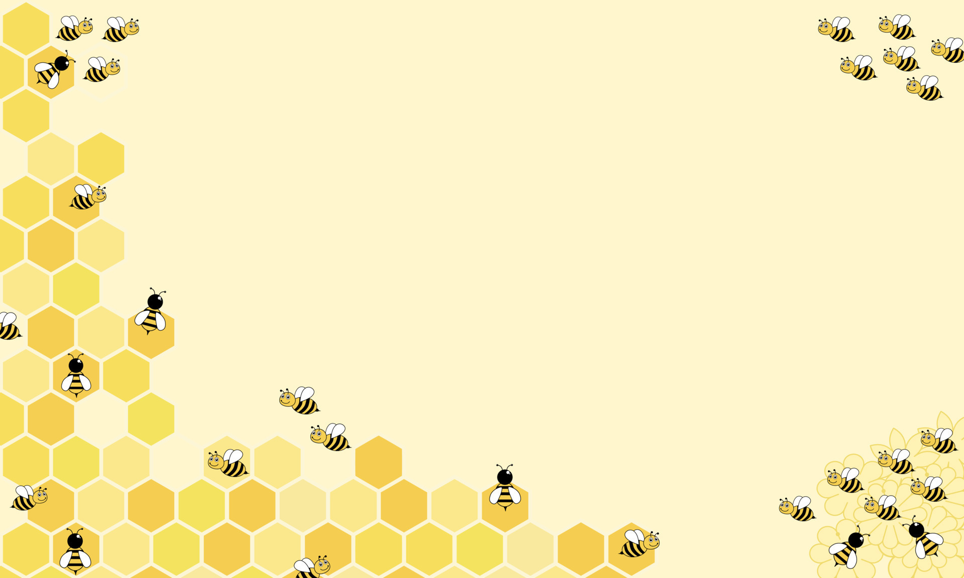 Premium Vector  Seamless honeycomb pattern swett yellow background vector  bee pattern simple template
