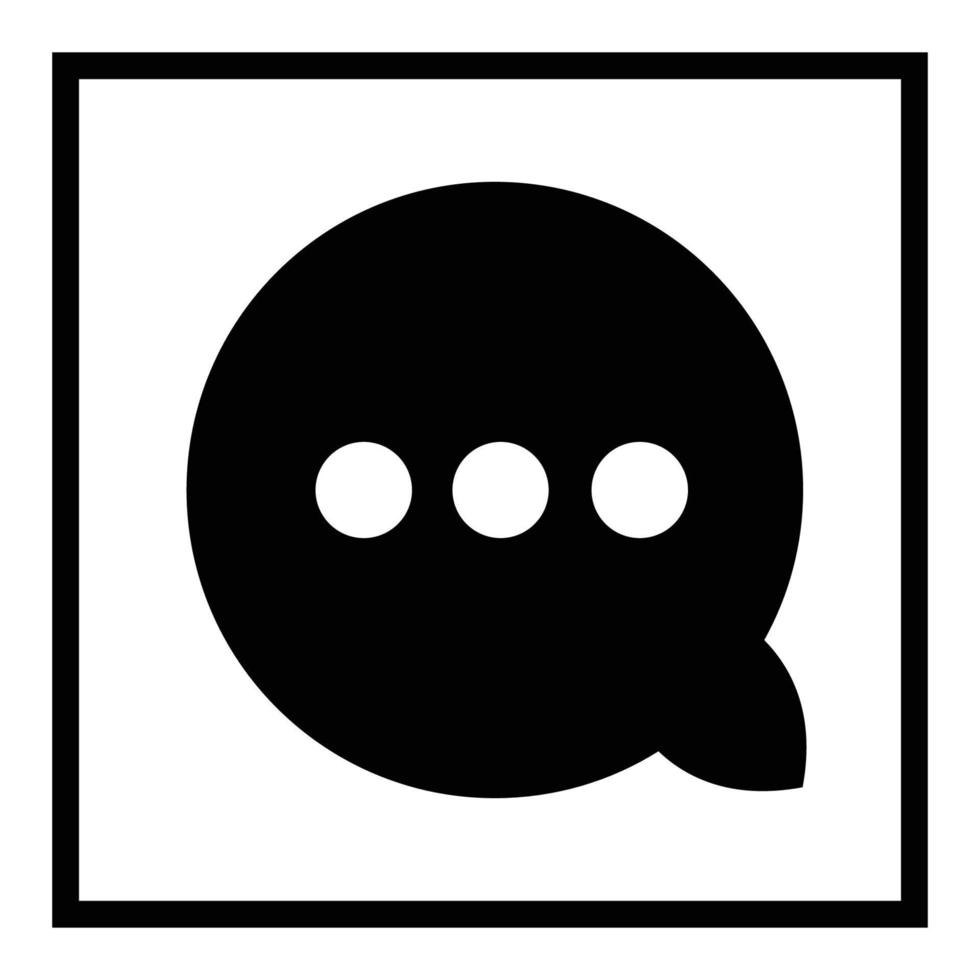 text message icon vector