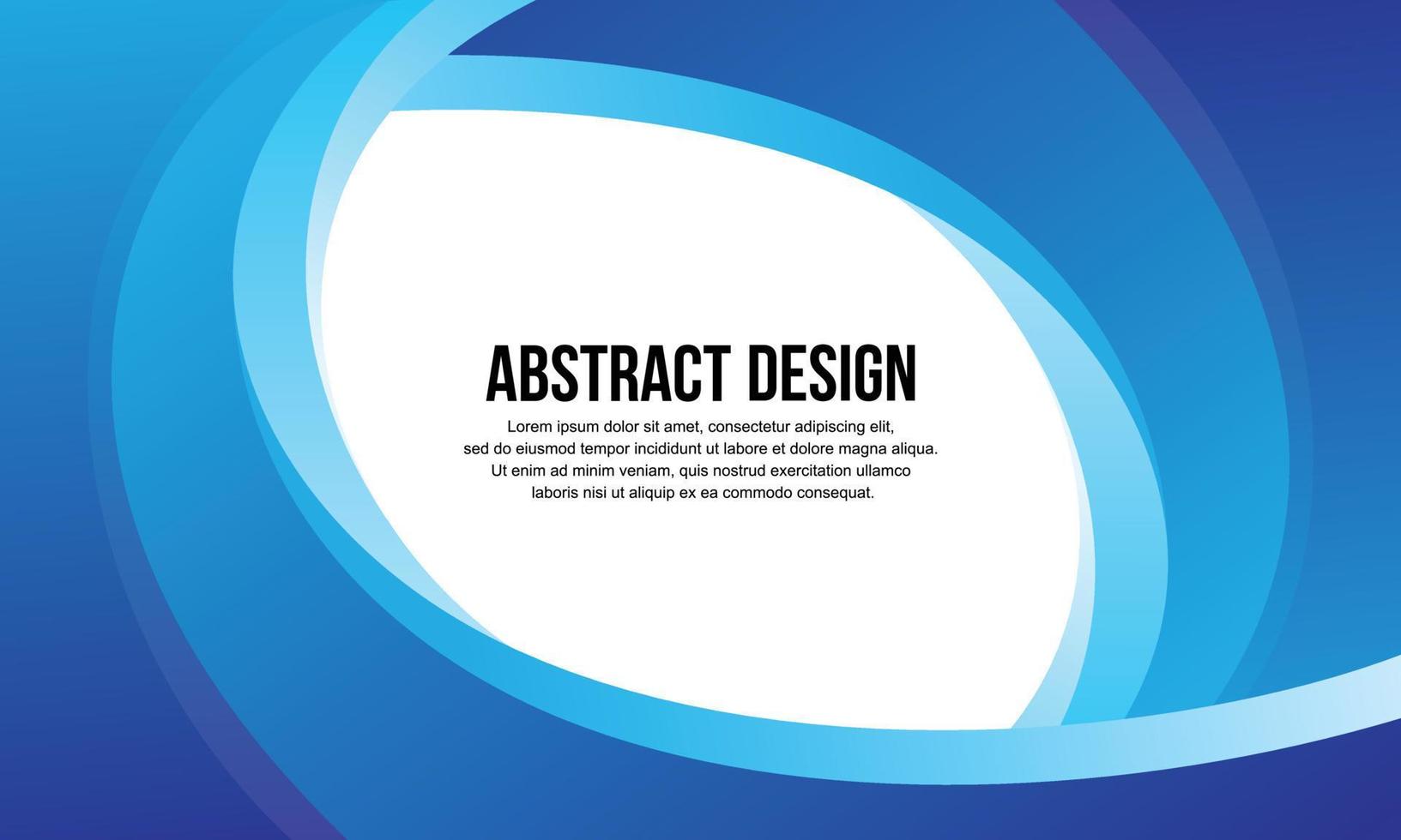 Abstract vector design for banner and background design template with blue color concept