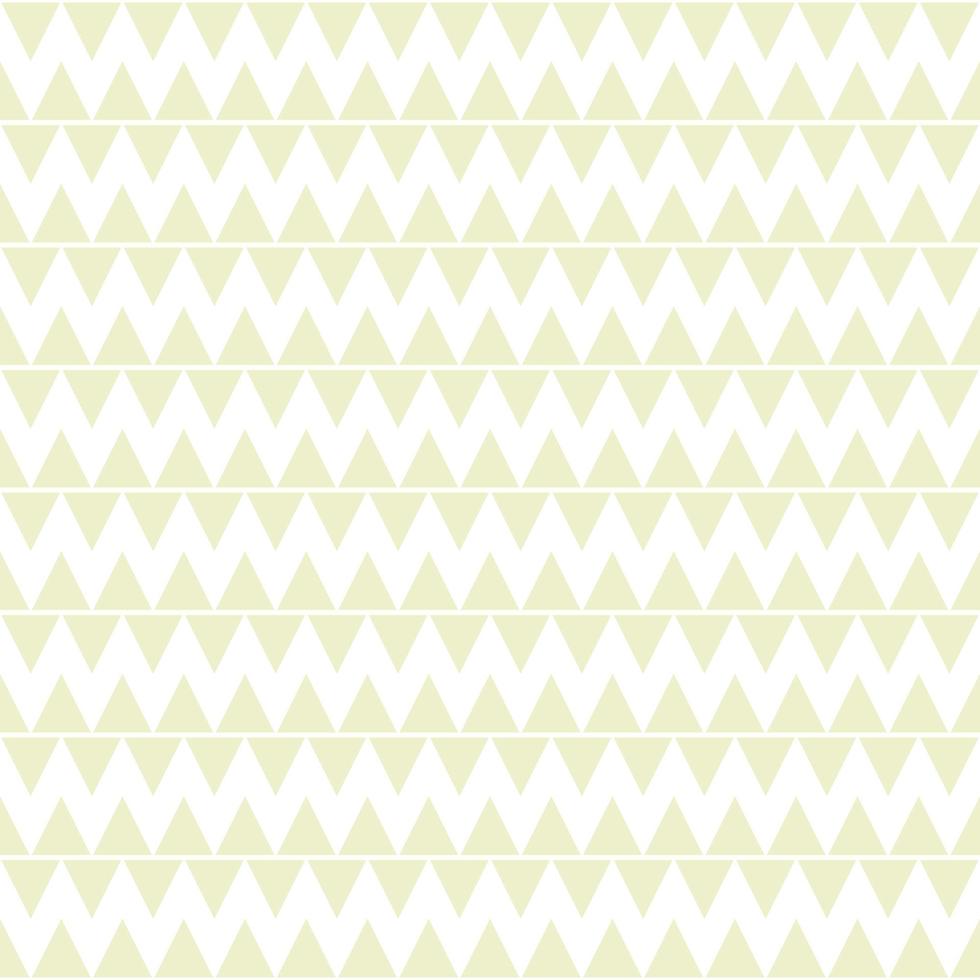 Triangles zigzag seamless pattern white and eggshell colors. vector