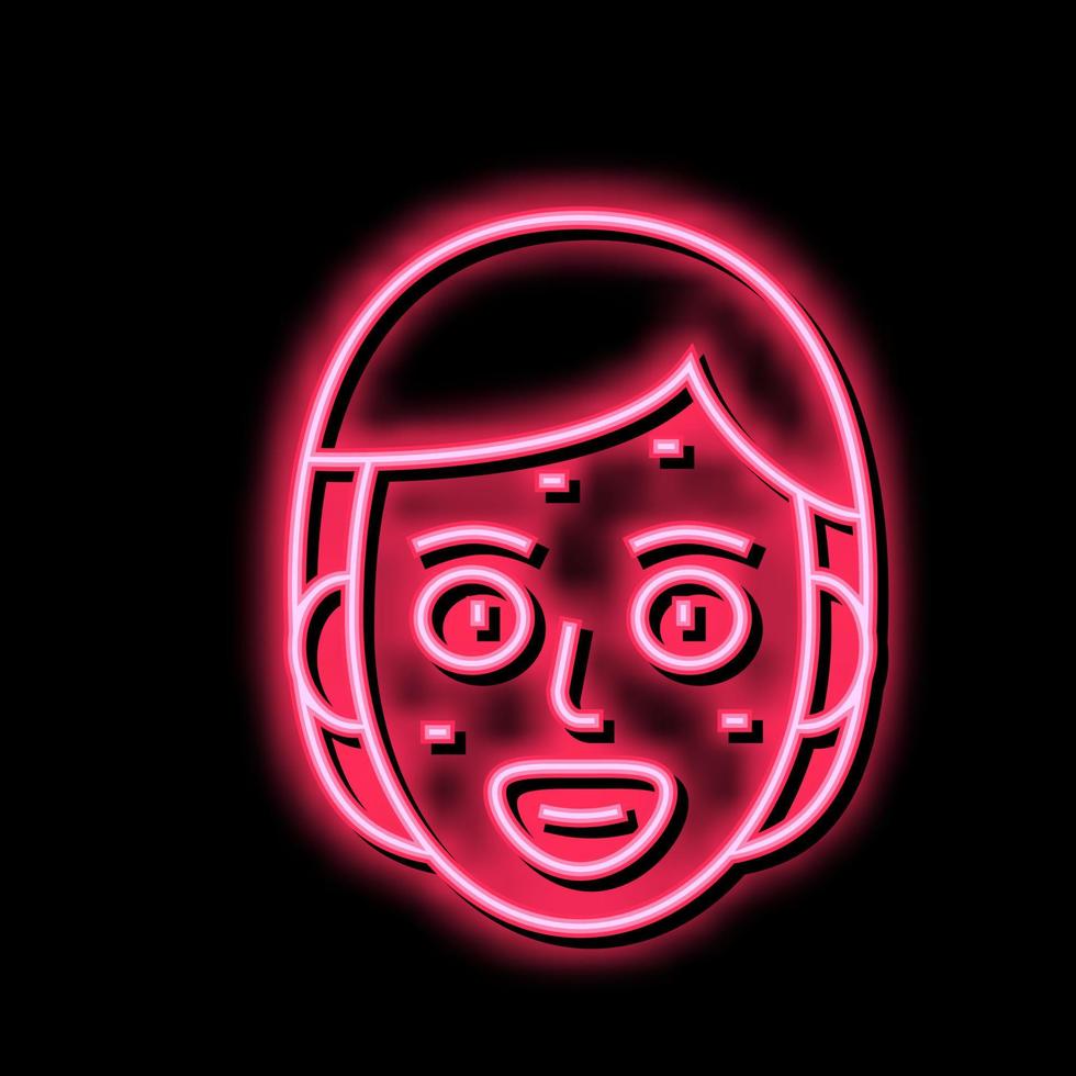 ilustración de vector de icono de color de máscara de crema facial