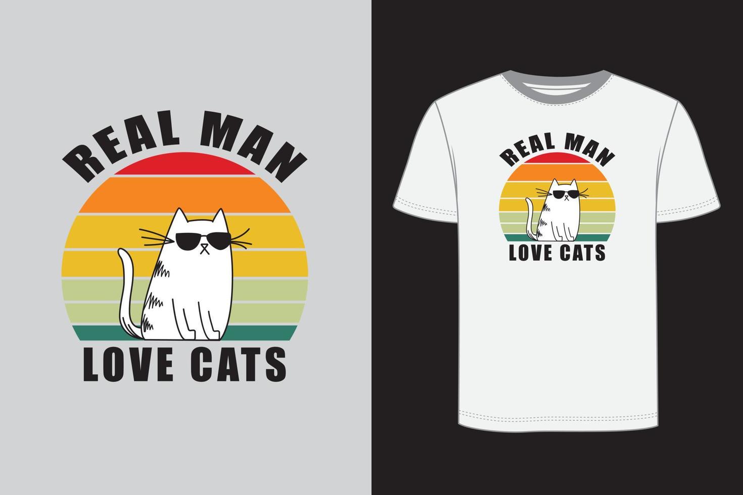 Vector cat t shirt design for woman