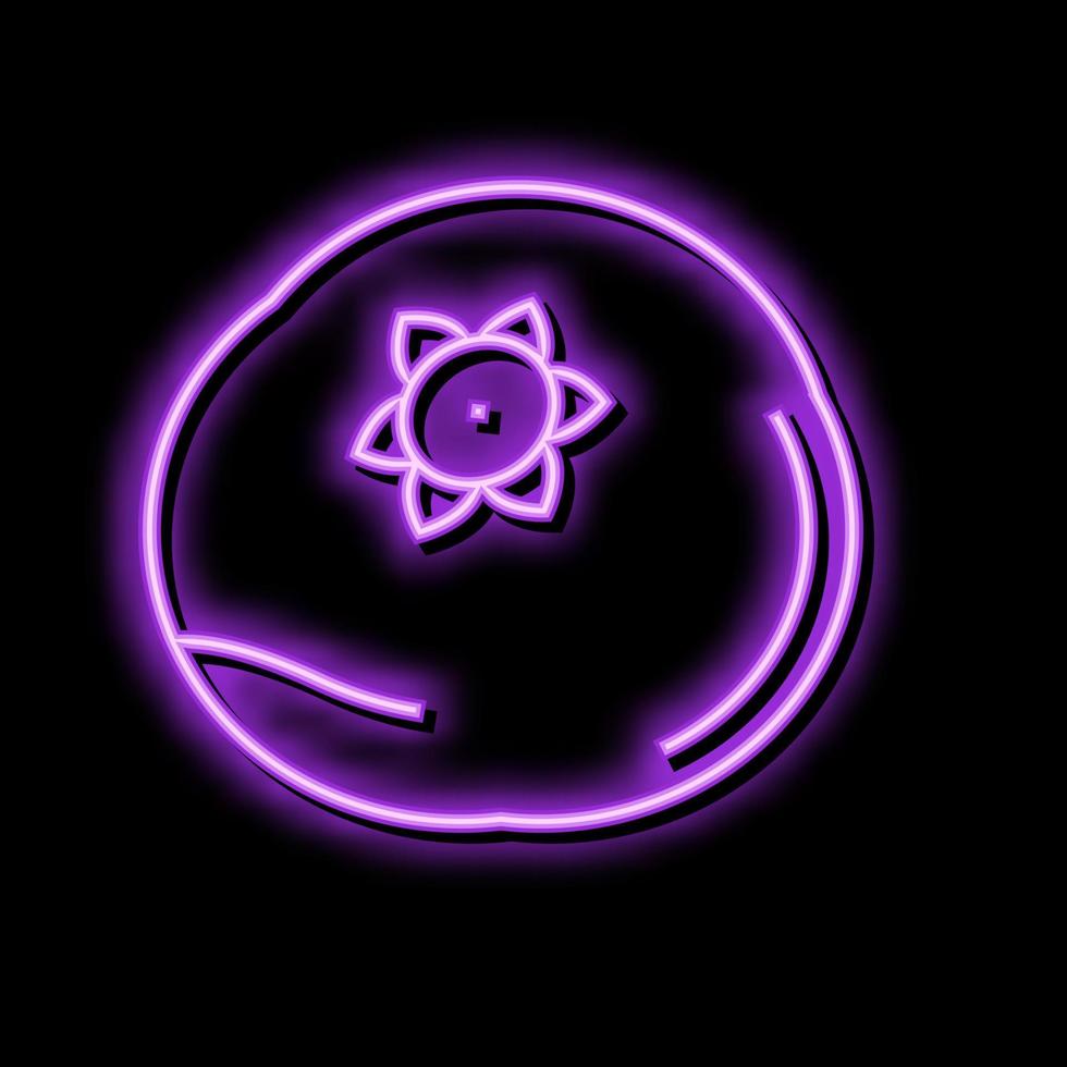 blueberry berry neon glow icon illustration vector