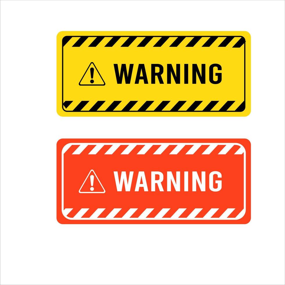 Warning Sign Vector Art, Icons, and Graphics. Warning logo design
