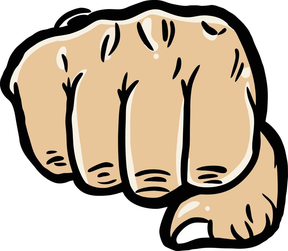 Fist Hand symbol Stock Vector Illustrations