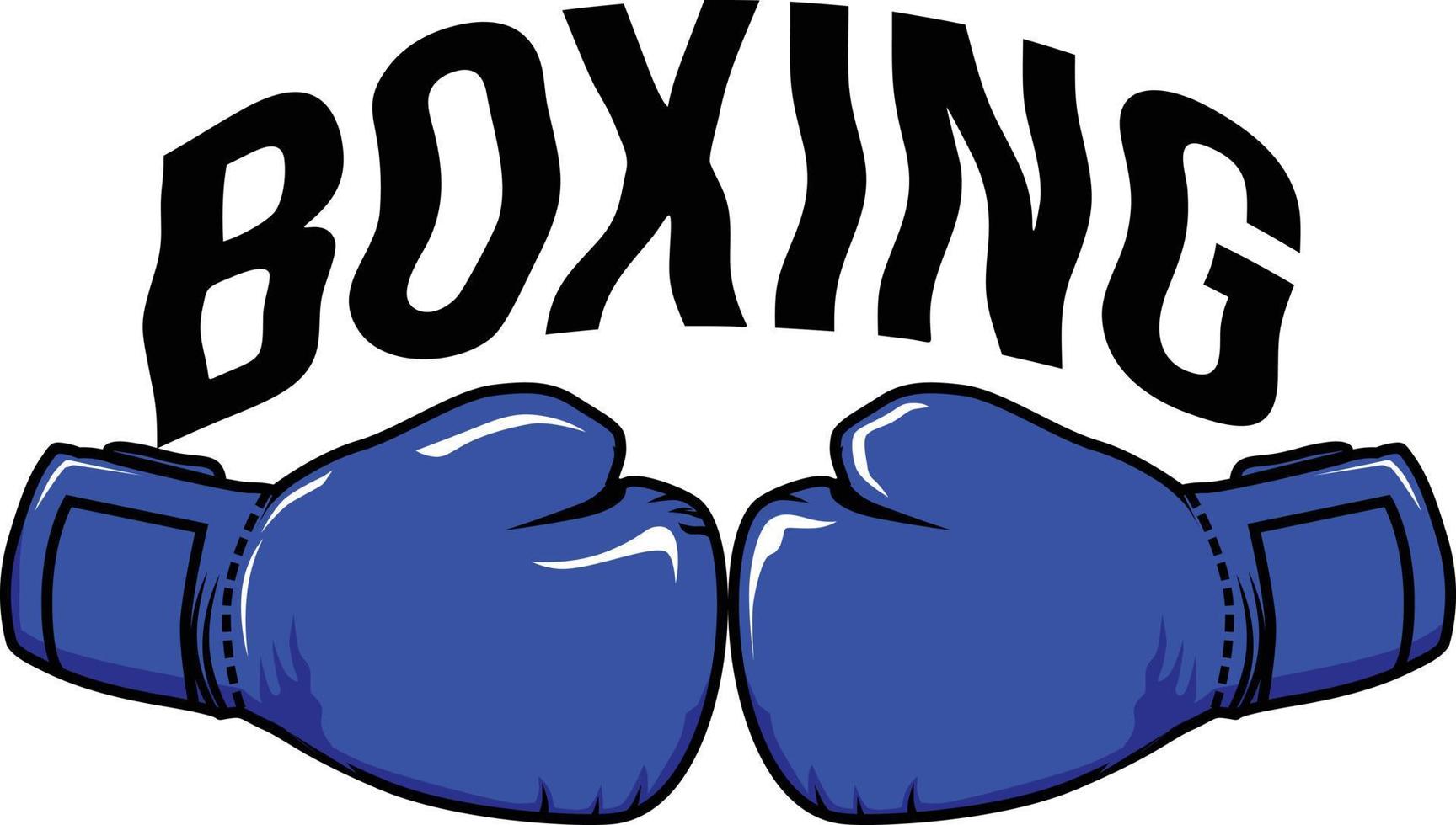 Boxing Gloves Vector Art