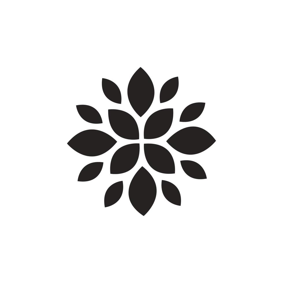 leaves icon solid, glyph, black. vector