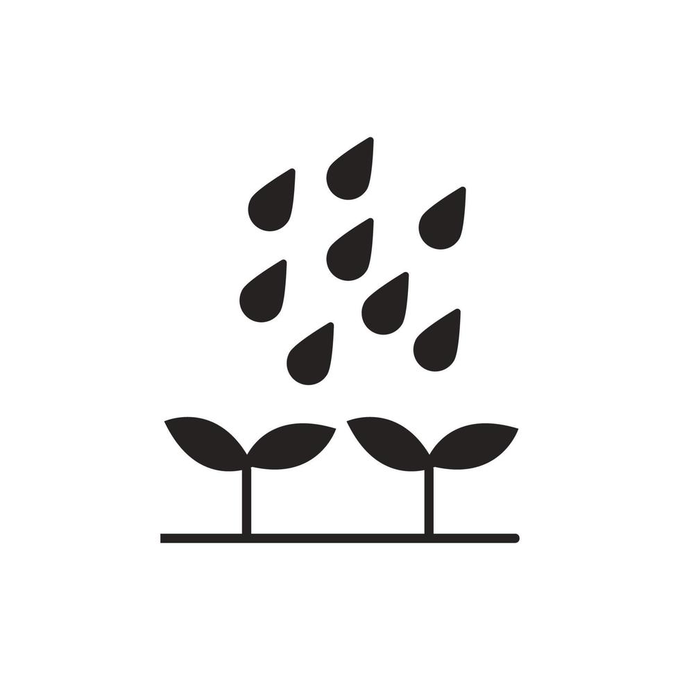 icon leaves, plant, ecology solid icon, glyph, silhoutte. vector