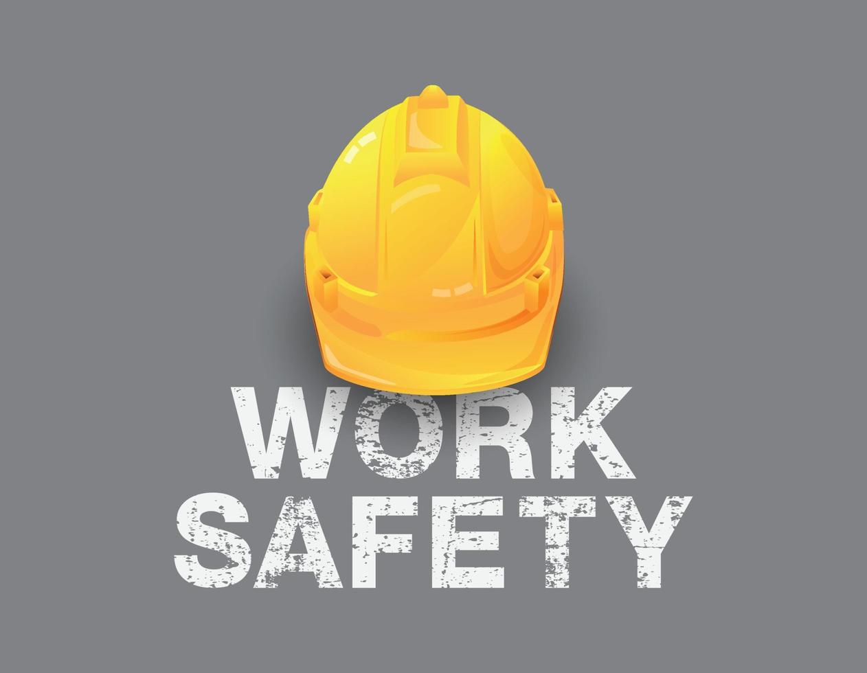 seguridad laboral, seguridad primero, concepto de construcción, diseño vectorial vector