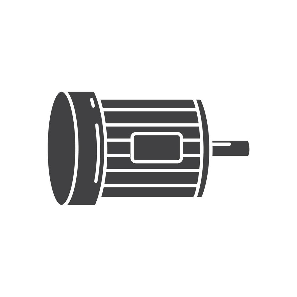 generator motor icon vector concept design template