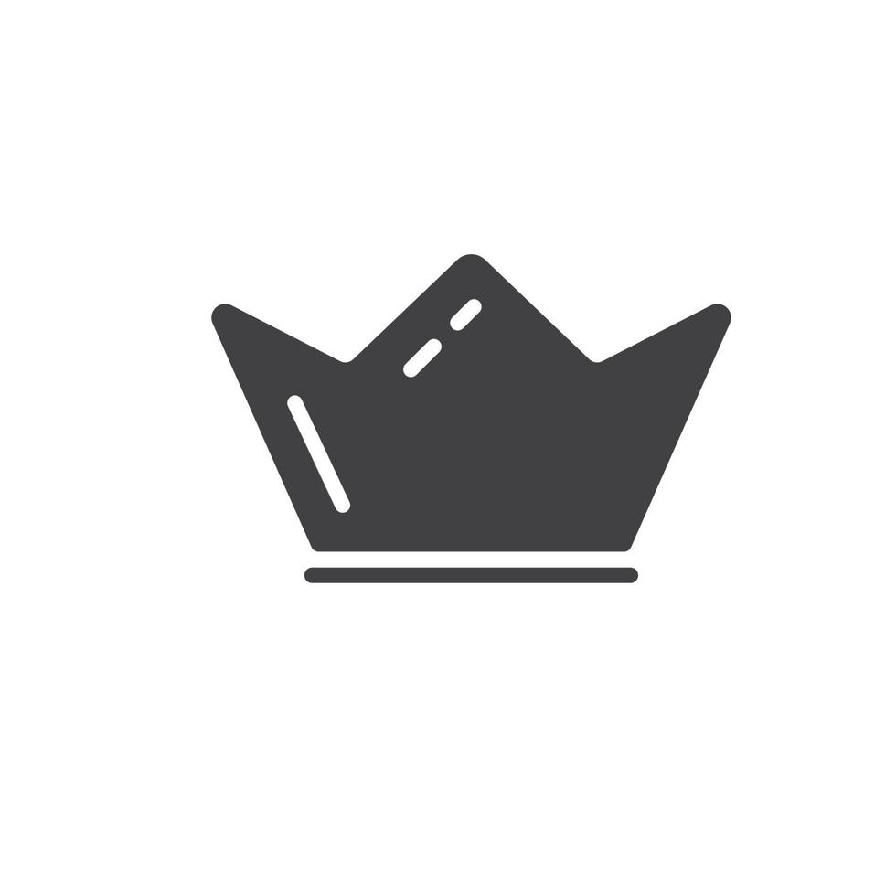 crown element icon vector concept design template