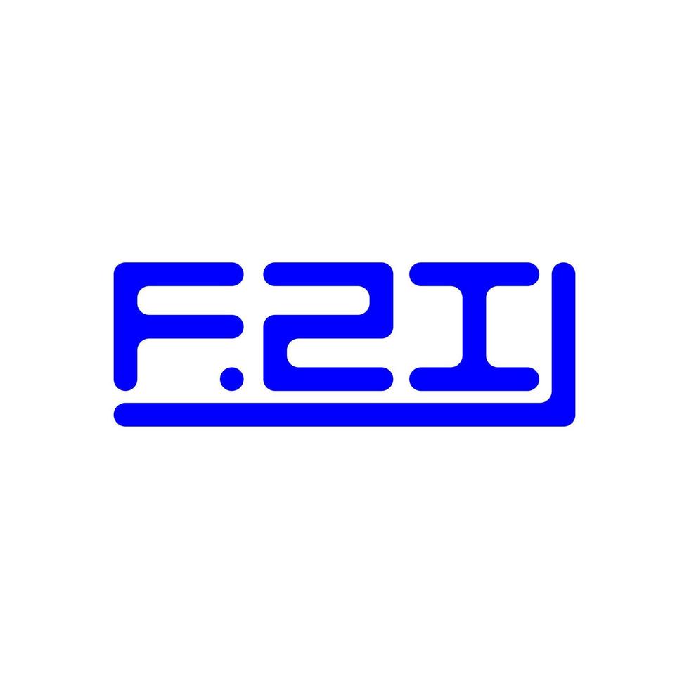 FZI letter logo creative design with vector graphic, FZI simple and modern logo.