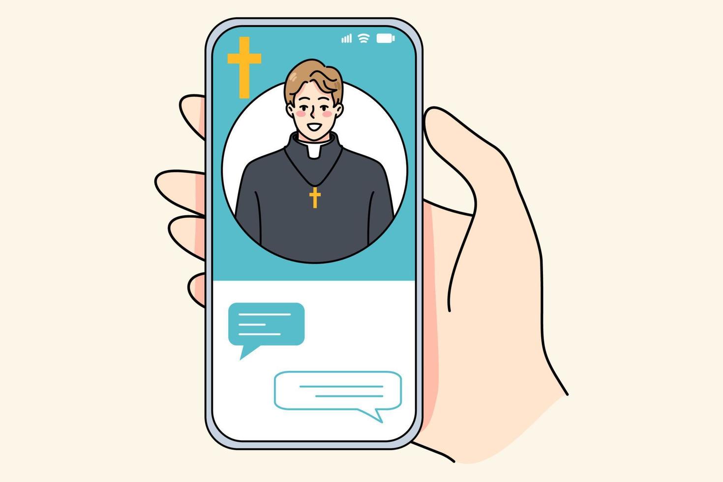 persona-sostener-tel-fono-m-vil-tener-v-deo-llamada-con-sacerdote