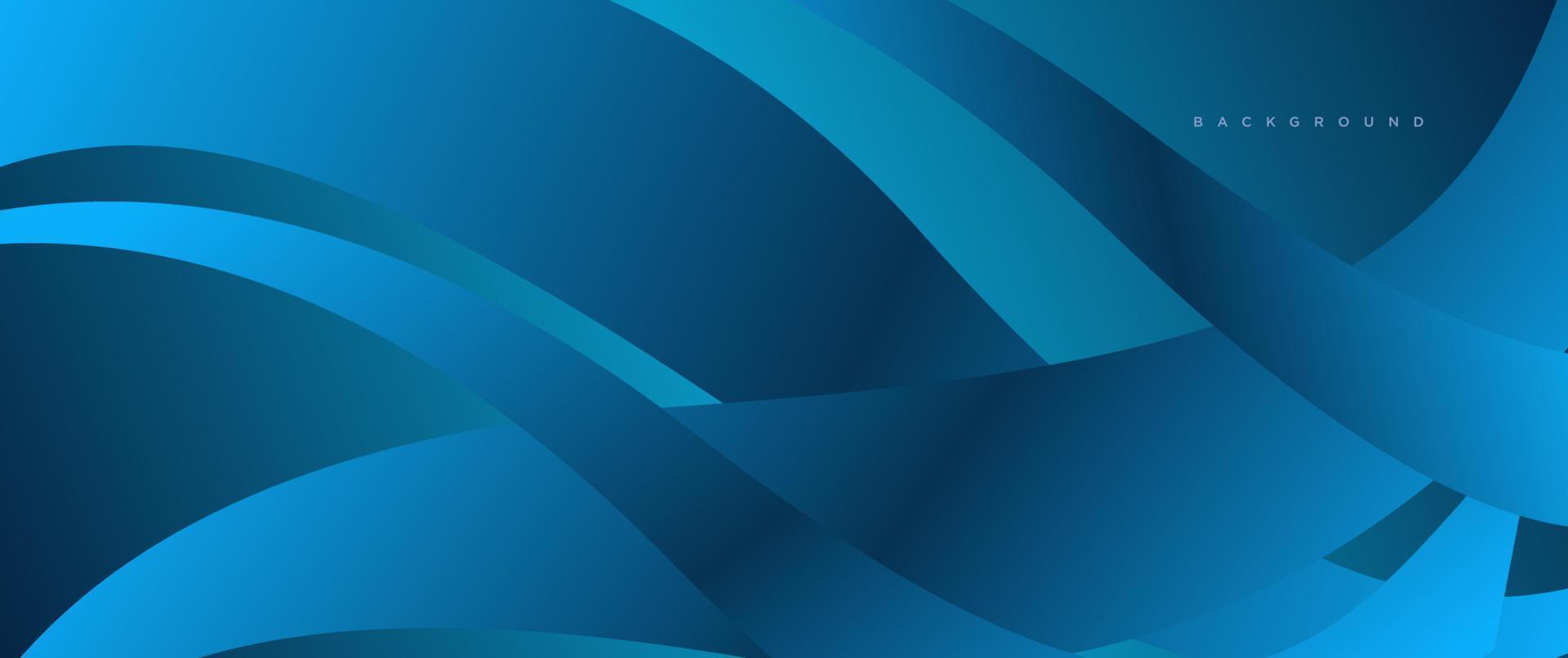 Smooth flow of wavy shapes with gradient vector abstract background, energy movement dark blue design curved lines, relaxing music or technology sound.