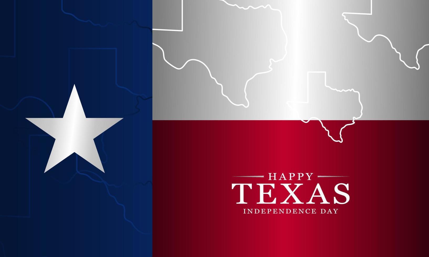 Texas Independence Day Background. Banner, Poster, Greeting Card. Vector Illustration.