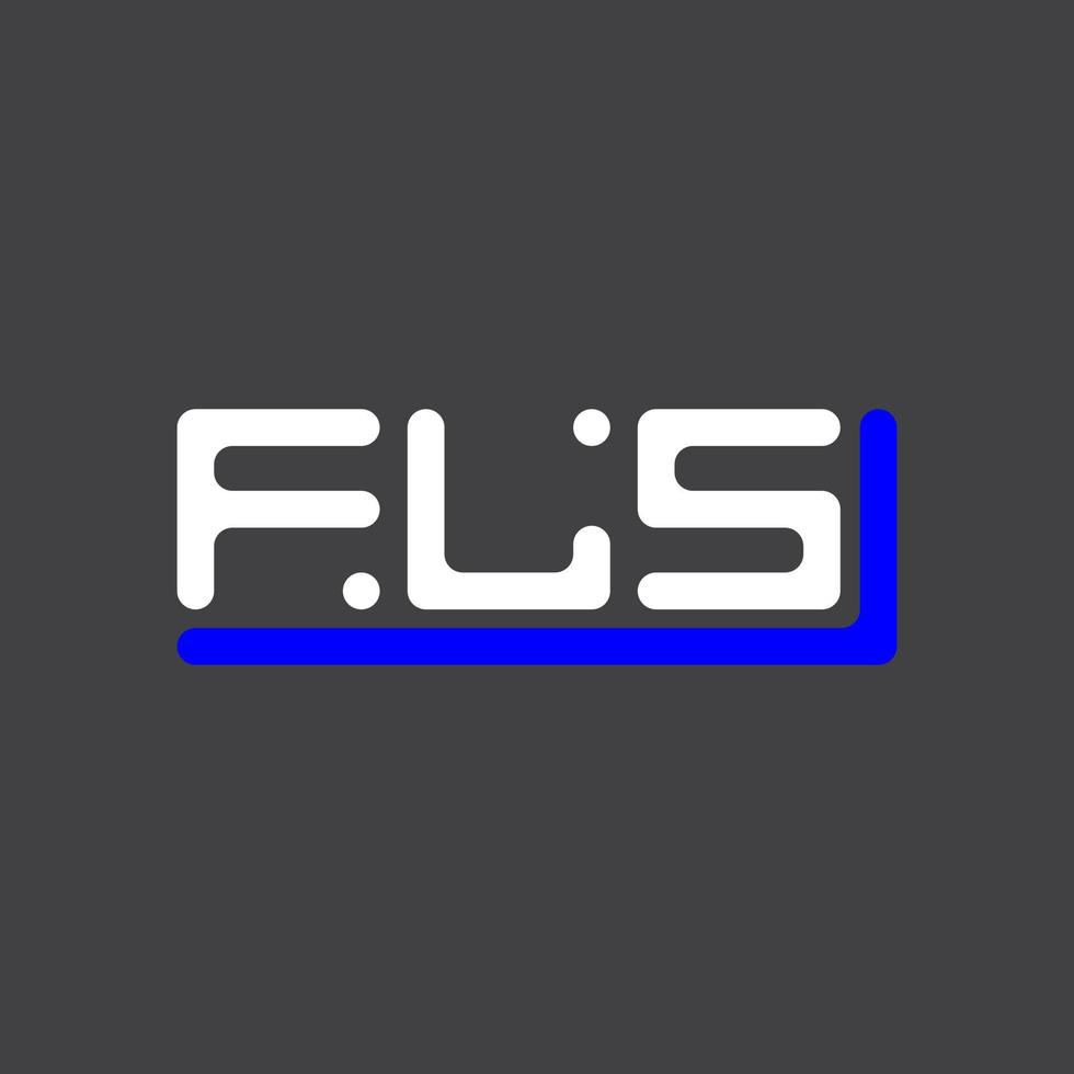 fls letra logo creativo diseño con vector gráfico, fls sencillo y moderno logo.