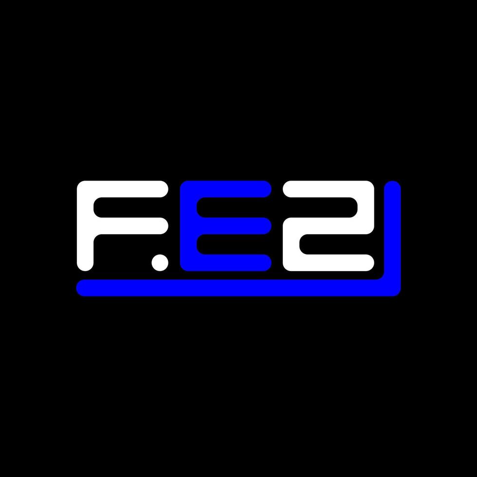 FEZ letter logo creative design with vector graphic, FEZ simple and modern logo.