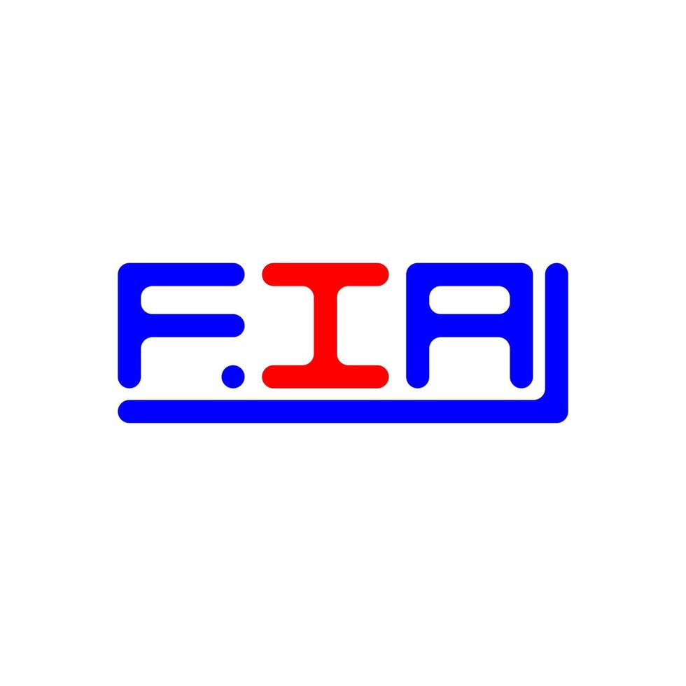 fia letra logo creativo diseño con vector gráfico, fia sencillo y moderno logo.